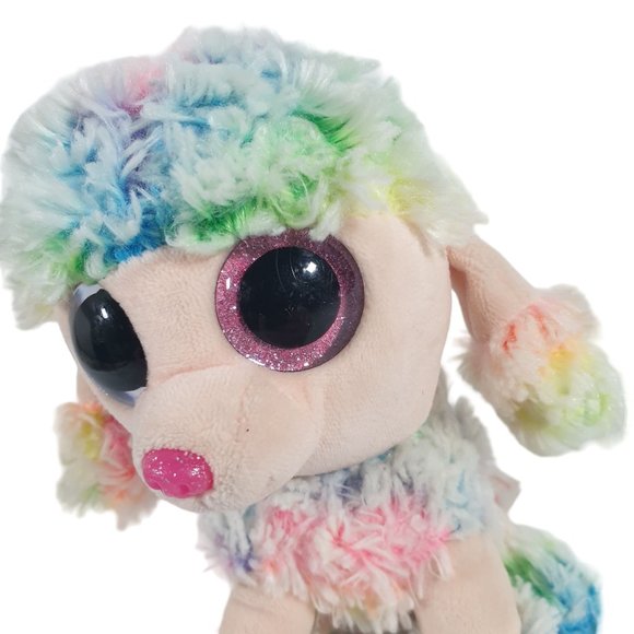 TY Rainbow Beanie Boo 2017 Plush Toy Child Poodle Soft Clean Carnival - Picture 6 of 7